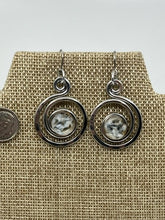 Load image into Gallery viewer, Open Curly Q in Oyster Bay, Vivid Violet, Sky Blue and Fields of Green