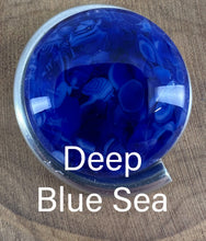 Load image into Gallery viewer, Open Heart in Sea Foam, Mango Tango, Deep Blue Sea, and Earth
