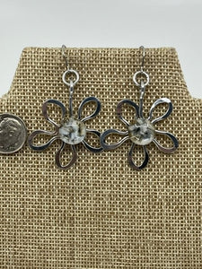 Flower in Granite, Dalmation, Seaglass and Gecko