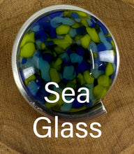 Load image into Gallery viewer, Teardrop in Granite, Dalmation and Seaglass
