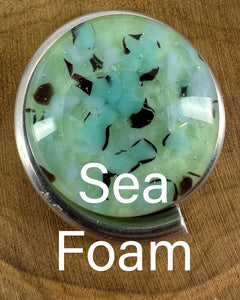 Crooked Diamond in Sea Foam, Mango Tango, Deep Blue Sea and Earth