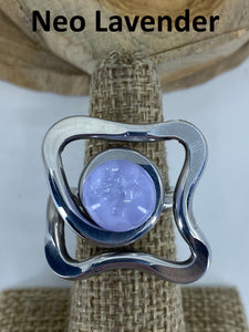 Open Square Curl Ring