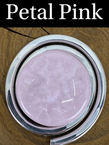 Open Square Curl in Petal Pink, Plum, Neo Lavender, Salmon Pink, Turquoise Blue, Jade Green, Mint Green