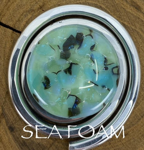 Teardrop in Sea Foam, Mango Tango, Cotton Candy